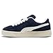 PUMA Mens Suede XL Hairy Lace Up Sneakers Shoes Casual - Blue - Size 9 M