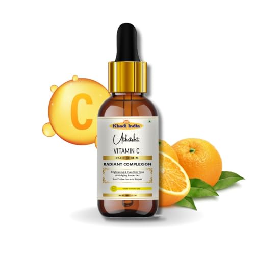 Image of khadi Vitamin C Face Serum for Radiant Complexion, Brightening & Anti-Aging Formula, 30 ml