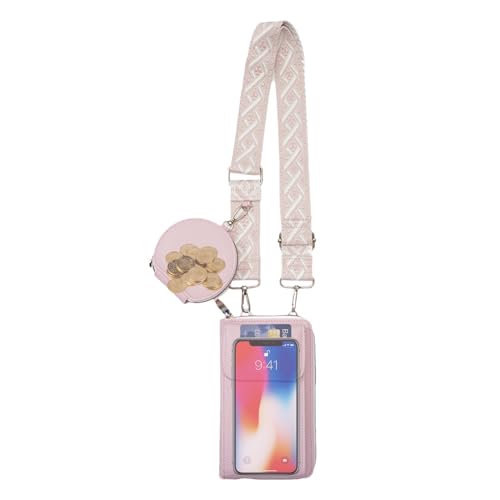 Organizzazione senza sforzo: con questa custodia per cellulare da donna sarete organizzati all'aperto. Con due tasche interne, uno scomparto frontale, 4 scomparti per carte di credito e un ulteriore scomparto portamonete assicura che tutti i tuoi piccoli must-have siano facilmente accessibili