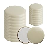 18 Pz Scivoli per Mobili Pesanti, Piedini per Mobili in Teflon PTFE Adesivi, Spostare Mobilie Pesanti, Scivoli Cuscinetti per Spostare Sedie Divani Tavoli Letti (25 mm, 50 mm)