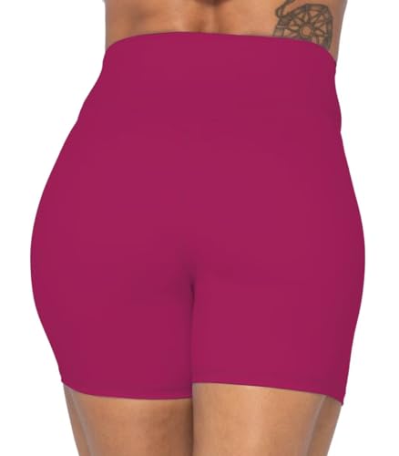 Image of Sunzel No Front Seam High Waist Biker Shorts for Women, Squat Proof Yoga Workout Gym Bike Shorts | 3, 5 Or 8-Inch Inseam, High Waisted, Tummy Control, No Front Seam, Buttery Soft, Compression Fit, Squat Proof