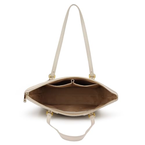 Image of Da Milano Leather Tote Bag for Women - Medium