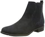 Botines modernos Marco Tozzi 2-2-25321-27 Chelsea-Botas para Mujer, Estilo, Azul Marino, 38 EU