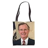 George HW Bush Portrait Tote Bag