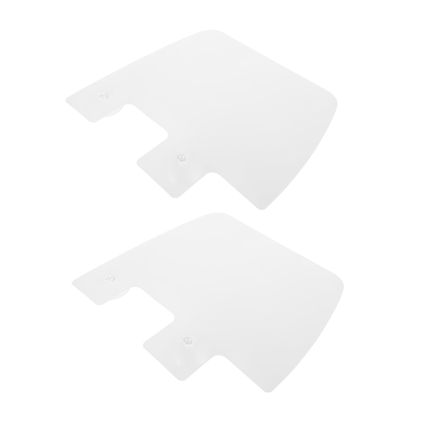 NULYLU 2pcs Kitchen Sink Splash Protector Plastic Guard with Suction Cups for Dishwashing Vegetable Cleaning Transparent Design for Mess Kitchen Tasks