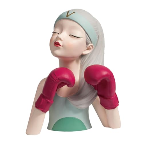 Statue de Fille ZXQUEGF Ornement de Table et Figurine de Bureau Polyvalente