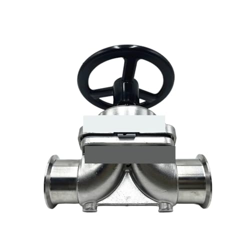 Vanne à membrane 3 pouces acier inoxydable 316 triple collier OD 91 mm - 2