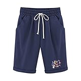 Butterfly Shorts Girls, Womens Pull On Shorts, Womens Loose Shorts, Plus Size Running Shorts for Wom