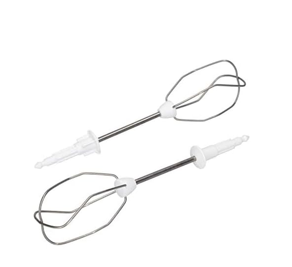 2 Stück Schneebesen für Bosch Siemens Handmixer MFQ3010, MFQ3020, MFQ3030 Serie und Siemens MQ95020 Mymix 300w/450w Modelle, 20.8 x 4.4cm Edelstahl Rührbesen, RührstäBe für Handmixer
