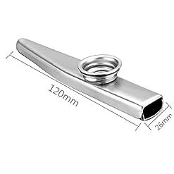 Ruluti Instruments De Musique De Kazoo De 1pc en Métal, Design Simples, Portable Léger Métal Kazoo pour Les Amateurs D… - Les Beatles, Paul McCartney, John Lennon, RIngo Starr, George Harrison Ruluti Instruments De Musique De Kazoo De 1pc en Métal, Design Simples, Portable Léger Métal Kazoo pour Les Amateurs D… – Image 5