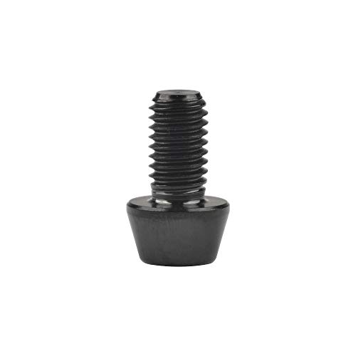 Image of Titanium Ti Bolt M5x9 16 18 20 25 30 35 40 45 50 55 60mm Tapered Head Screws Pack of 4 (M5x9mm, Black)