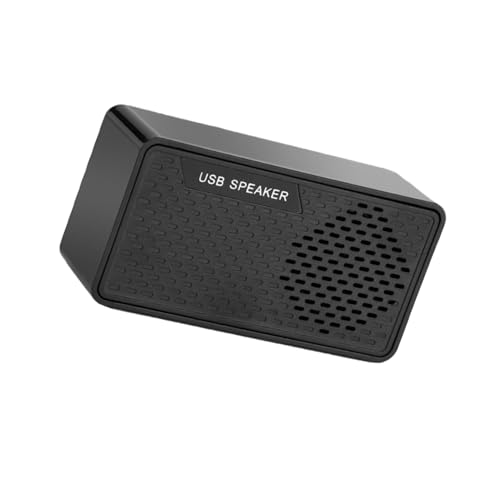 Barra de sonido USB portátil con conexión directa para PC y audio claro en diseño compacto