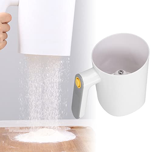 Xolsurg Electric Cup Shape Flour Sieve 2 Modes White Powder Sifter Home Baking Icing Sugar - Image 4