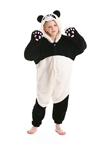 CuteOn Panda Onesie for Girls Boys Animal Costume Halloween Christmas for Height 150cm