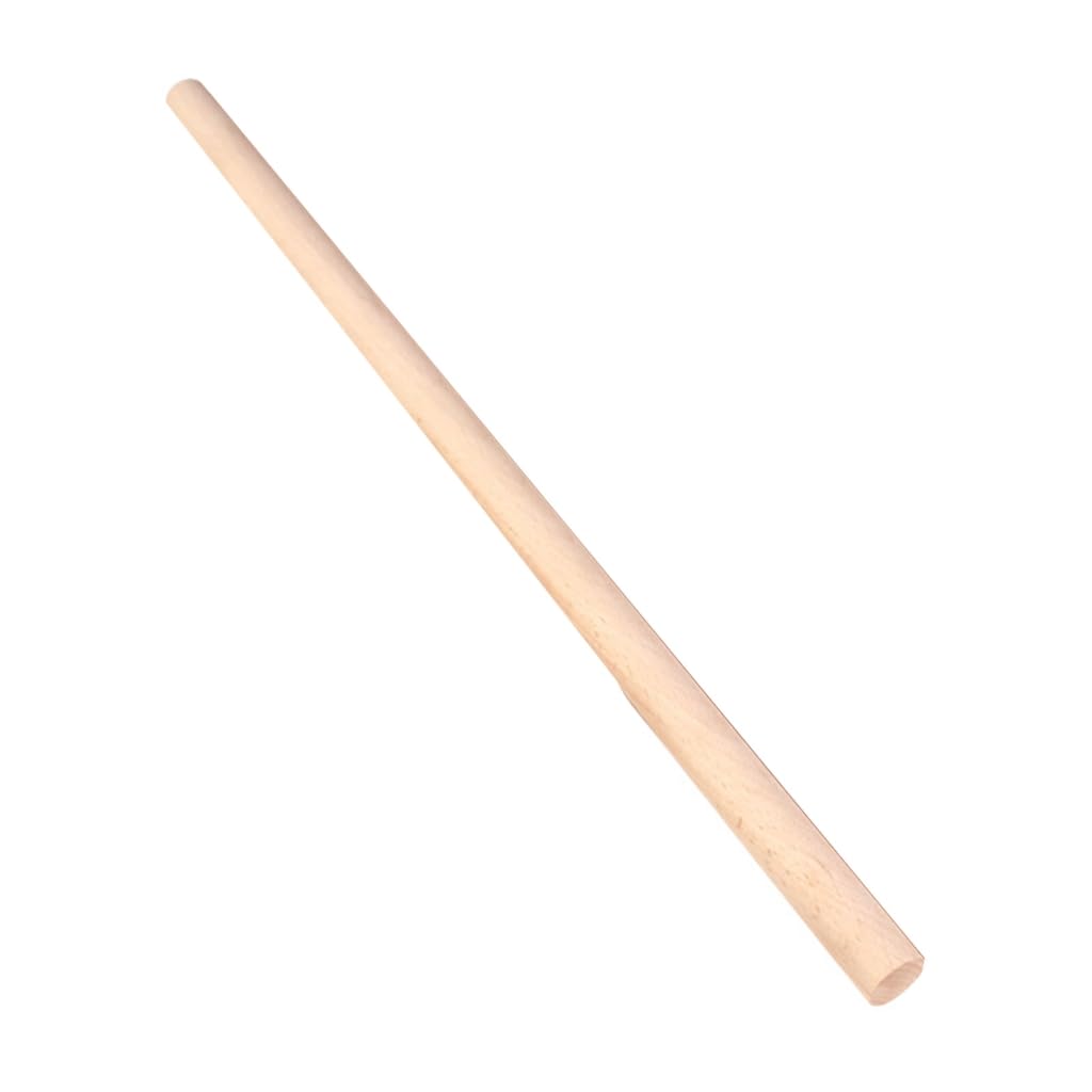 Yoga Stick, 19.69 Inch One Piece Wooden Stretching Pole for Hunchback and Posture Correction, Strong Mobility Stick for Dance Training, Shoulder and Back Stretch