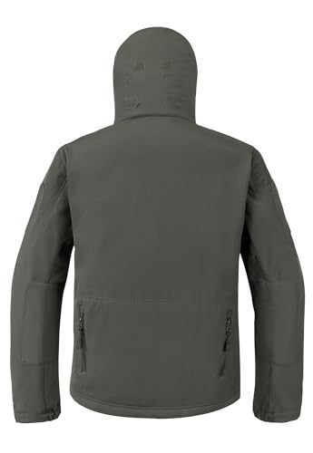 Image of Men's Softshell Jacket Fleece Windproof Waterproof Thermal Tactical Coat Outdoor Jacket Hiking Camping