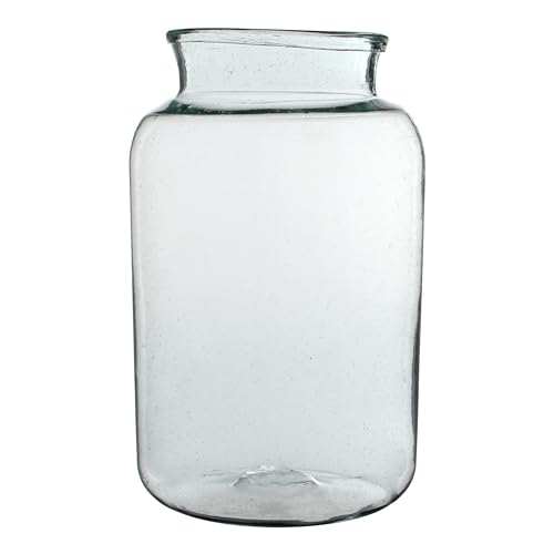 Rustico, pesante Optik Mica Decorations Vaso Vienne Trasparente, Vetro, Trasparente, H 40 cm P 23 cm