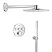 Produktbild GROHE Precision SmartControl 310 - Duschsystem (310mm Kopfbrause mit 2 Strahlarten, Handbrause 1 Strahl, Universal-Einbaubox, 150cm Brauseschlauch), rund, chom, 34874000
