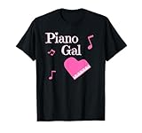 Photo Gallery maglietta con scritta "piano gal" per studenti o insegnanti di pianoforte maglietta Photo Gallery maglietta con scritta "piano gal" per studenti o insegnanti di pianoforte maglietta