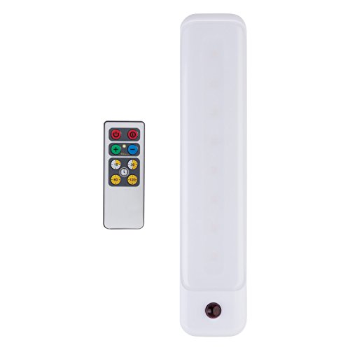 Globe Electric 10" LED Under Cabinet Edge Strip Light with IR Remote, 3000K Soft White, 26048