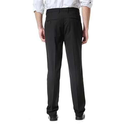 Men's Classic Pant-Pleated Suit Pants Modern Fit Suit Dress Trousers Slim Fit Stretch Dress Pants2