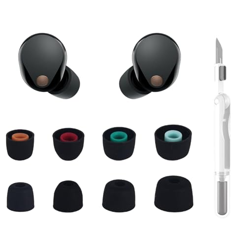 Aiivioll VRC[s[X WF-1000XM5 / XM4 / XM3 / WF-C700N p Cz`bv 4g (XS/S/M/L, ubN) + 3in1 N[jOyt (O[)