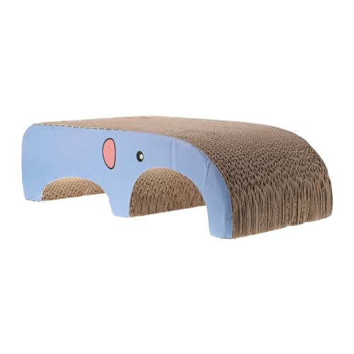 GRIRIW 猫の爪とぎ スクラッチャー 小さな猫のスクラッチパッド サイザル猫のスクラッチ ために 猫のおもちゃ スクラッチボード 猫爪研磨パッド 猫引っ掻き 段ボール Sky-blue