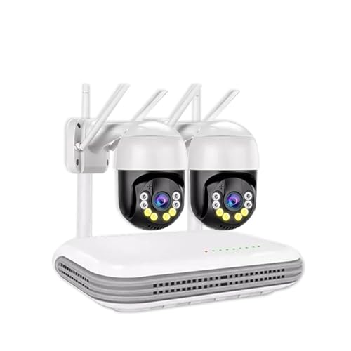 WIFIVXe HerJLbg H.265 4MP O PTZ ZLeBI[fBI AI猟o 8CH NVRrfIĎZbg(1T,8CH NVR 2 Cameras)