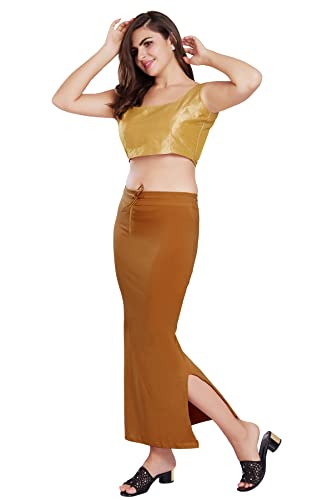 Image of RANI SAAHIBA Women's Stretchy Slim Fishcut Petticoat Cotton Shapewear