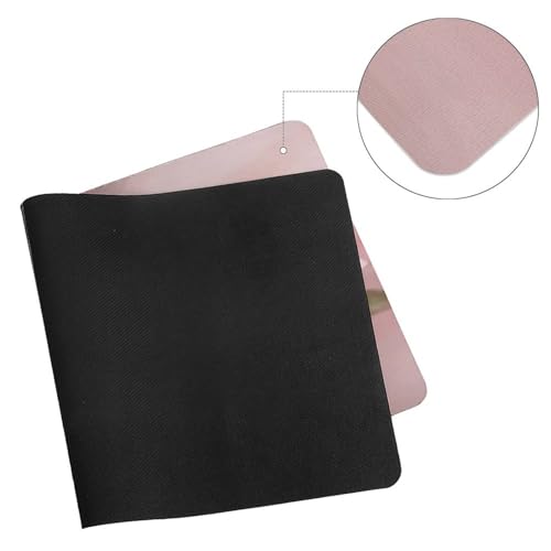 Tapete de escritorio grande color rosa polvo impermeable miniatura 7
