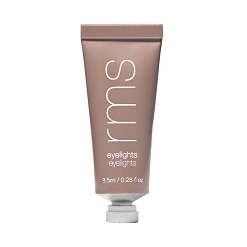RMS Beauty Eyelight Cream Eyeshadow - Longwearing Crease-Proof Organic Liquid Eyeshadow, Nourishing and Buildable Shades for Night and Day - Strobe (0.28 oz / 8.28 ml)