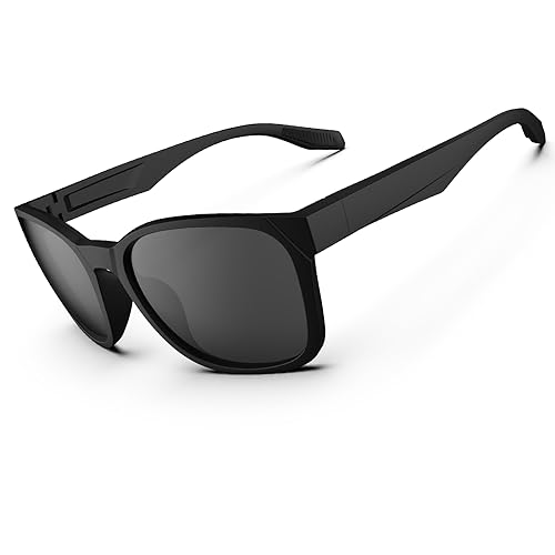 HAAYOT Sunglasses Men Women Polarized Sports Sunglasses Lightweight Durable Flexible TR90 Frame 100% UV Protection Sun Glasses Fishing Driving Running