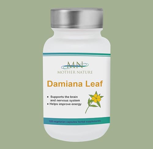 Damiana Leaf Supplement (385mg) - 120 capsules