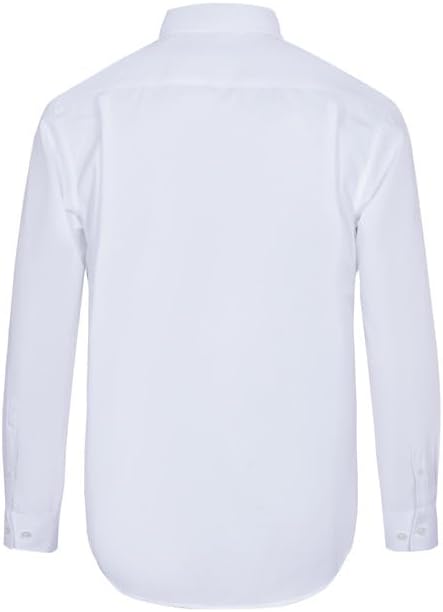 Mens Big and Tall Dress Shirts Button Down Shirts Long Sleeve Shirt from Size S to 6XL(T) - Image 4