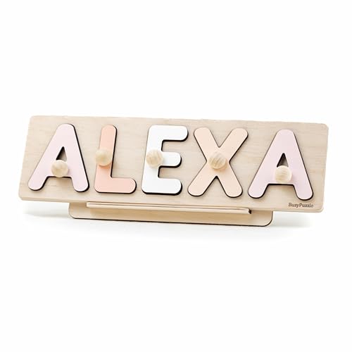 Wooden Name Puzzle, Name Puzzle For Kids, Puzzle With Name, Custom Name Puzzle For Baby Girl, Name Puzzle Board, Personalized Gifts For Kids, Baby Shower Gift, 1st Birthday Keepsake Gifts