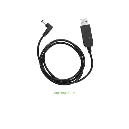 EMSea 2 Stück Walkie Talkie USB-Ladekabel Intercom USB-Ladekabel Walkie Talkie Stromkabel Kompatibel mit Baofeng UV-5R UV-82 UV-9R Plus