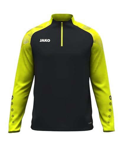 Ziptop Sonic JAKO Unisexe Vêtement de Sport Manches Longues Noir XL
