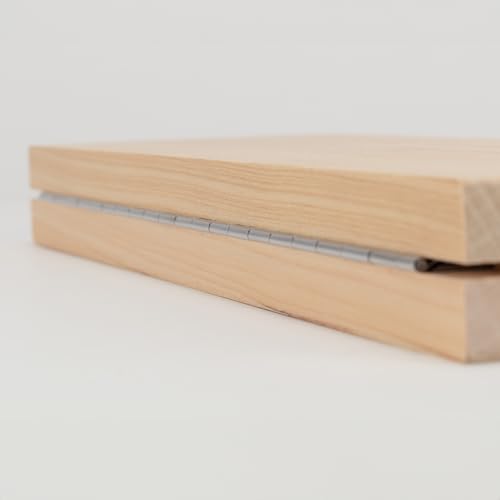 Snow Peak Cutting Board and Knife Set, Chopping Block, Foldable, Natural Birch Wood, Stainless Steel Knife, Camping, Picnic, Large