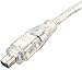 USB 2.0 Male to IEEE 1394 Mini 4Pin Male iLink Firewire DV Adapter Cord Cable Compatible with Sony DV