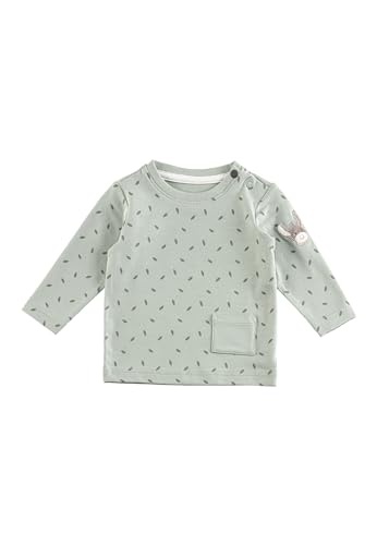 Sterntaler Langarmshirt Blätter - Baby Shirt aus Baumwolljersey mit...