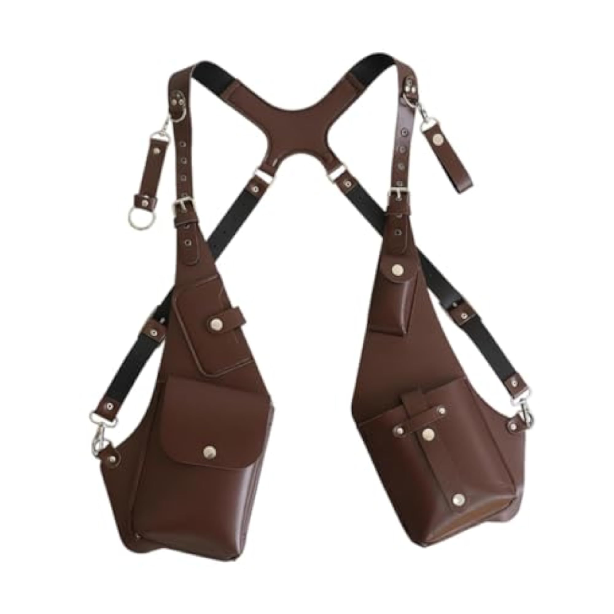 Steampunk Shoulder Harness Bag for Costume and Camping
