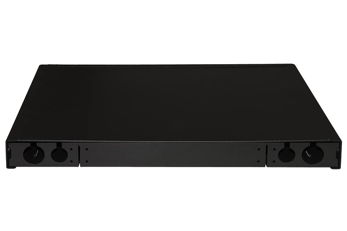 LINK LK24LC3P Panneau Fibre Optique 19" avec 24 adaptateurs LC Duplex OM3 Profondeur 250 mm avec Rails installés Couleur Noir
