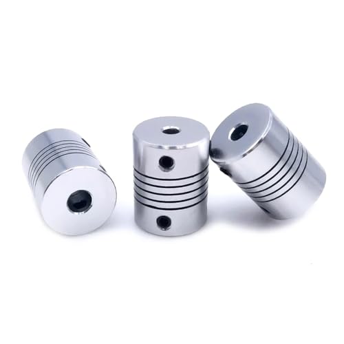 Accouplement d'arbre flexible D19 L25 en aluminium usiné pour encodeur CNC - 3