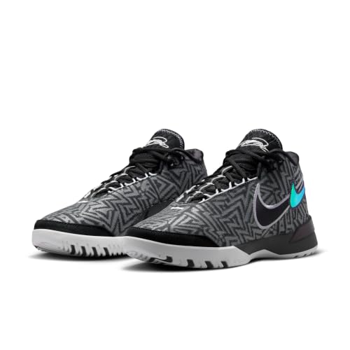 Image of Lebron NXXT Genisus Basketball Shoes (HF0712-004, Black /White /Smoke Grey /Light Smoke Grey) Size 11