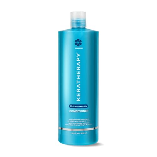 Keratherapy Keratin Infused Moisture Conditioner 33.8 fl. oz. 1000 ml - Hydrating & Moisturizing Conditioner for Dry Hair with Collagen Jojoba Oil & Kerabond Technology