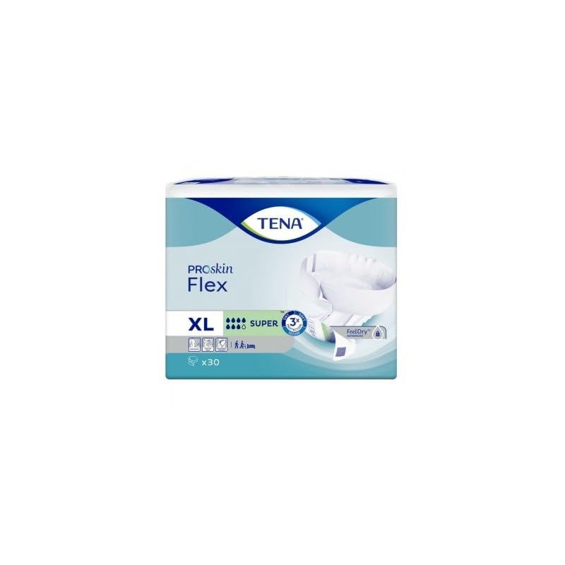 Tena® Flex Super XL, Karton mit 90 Windeln mit Gurt
