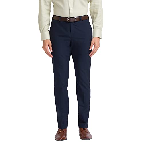 Image of Park Avenue Dark Blue Trouser (Size: 44)-PMTQ06839-B8