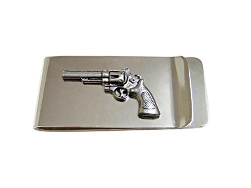 Kiola Designs Modern Revolver Pistol Gun Money Clip