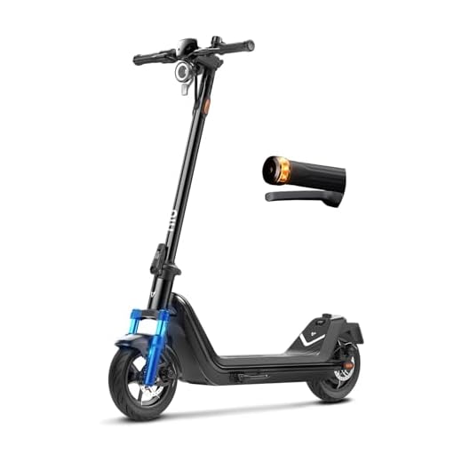 NIU 300P Electric Scooter, All-Terrain Suspension 900W Max Power 30 Miles Range, 20MPH Max Speed Triple Braking, 10.5'' Tubeless Pneumatic Tires, Portable & Foldable Design, UL Certified