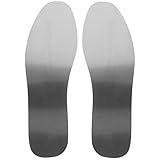 iplusmile 1 Paar Innensohle Aus Edelstahl Zeheneinsätze Aus Stahl Für Damen Dachschuhe Aus Metall Schuheinlagen Herren Nagelsichere Einsätze Rostfreier Stahl Mann Sportschuhe Roller Skates